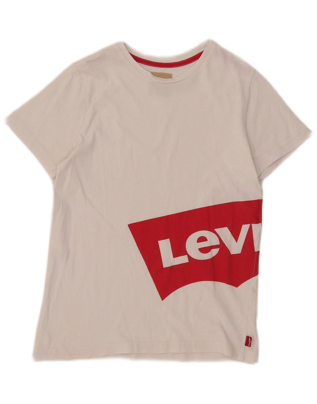 Chłopięcy T-shirt z grafiką Levi's, 13-14 lat, biała bawełna