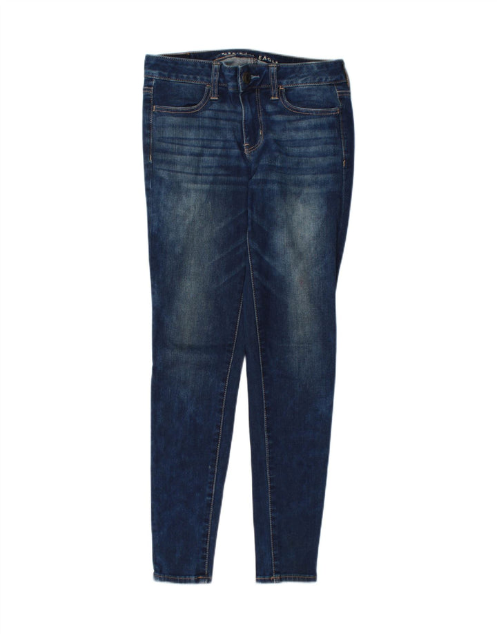AMERICAN EAGLE Womens Skinny Jeans W28 L28 Navy Blue Vintage American Eagle and Second-Hand American Eagle from Messina Hembry 
