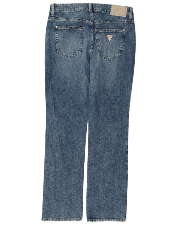 Guess Damskie Proste Dżinsy W29 L31 Niebieskie Bawełniane