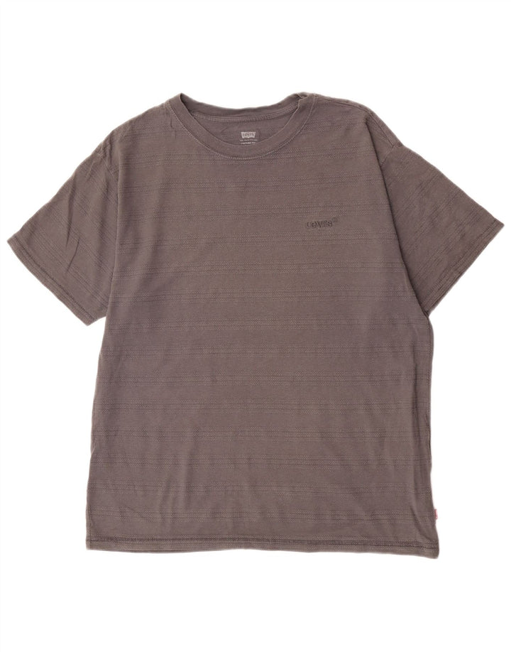 Męski T-shirt Levi's w stylu vintage, mały, szary, bawełniany
