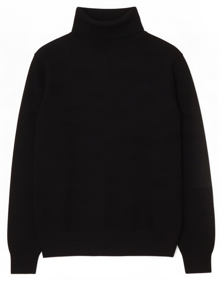 Marks & Spencer Damski sweter z golfem i autografem, UK 16, duży, czarny