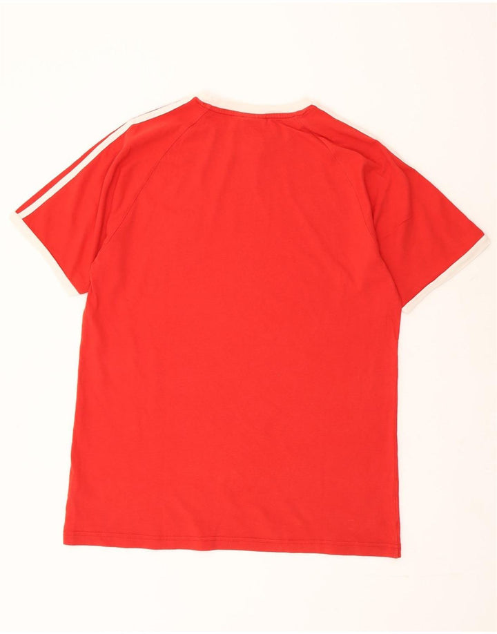 T-shirt męski ADIDAS, duży, czerwony, bawełniany