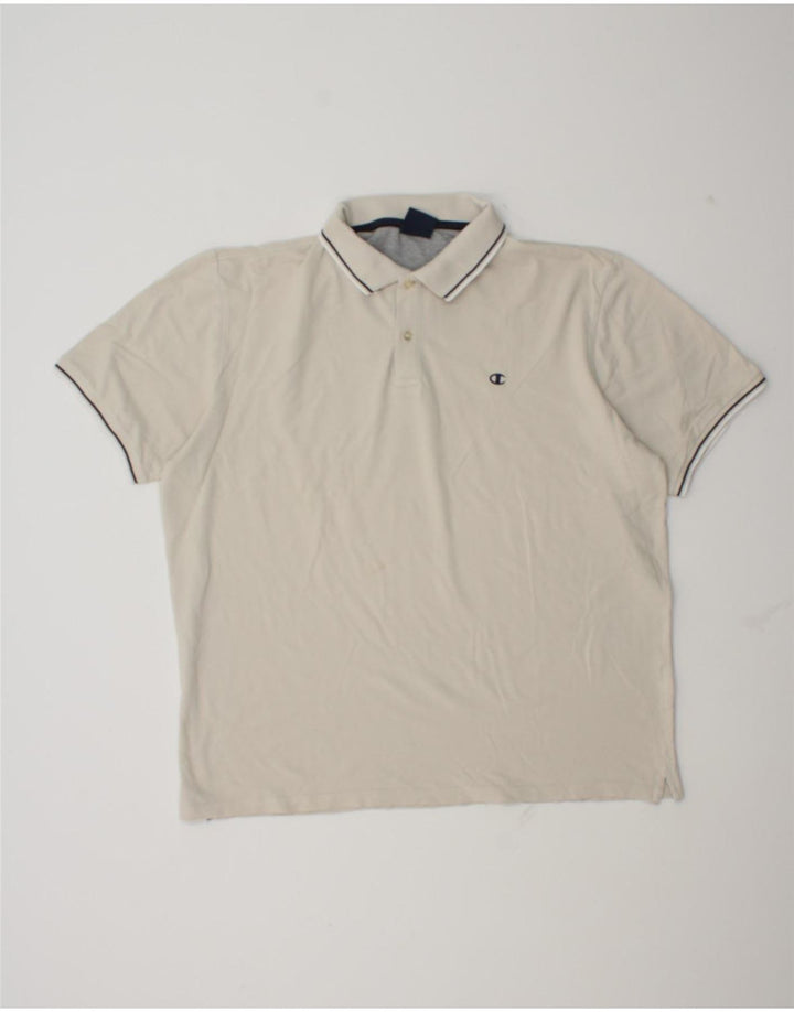 Męska koszulka polo Champion 3XL w kolorze złamanej bieli
