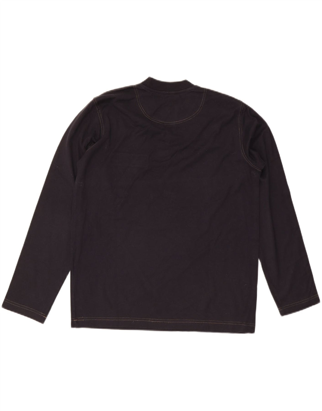 MURPHY & NYE Mens Sailmakers Top Long Sleeve Large Navy Blue Cotton