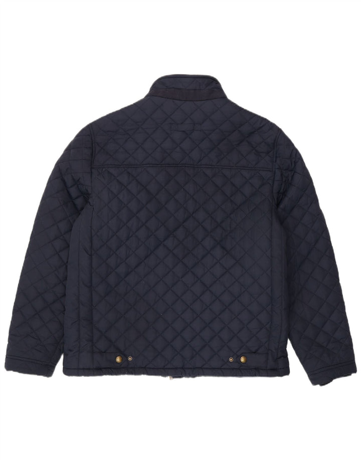 CREW CLOTHING Męska pikowana kurtka UK 42 XL, granatowa, poliester