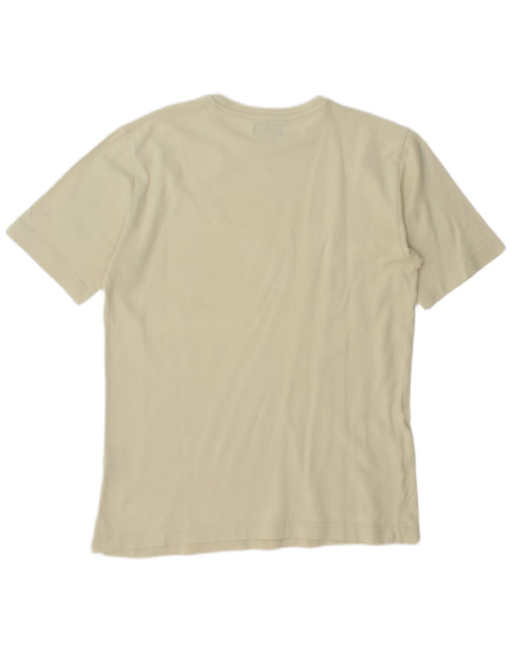 T-shirt męski Kappa Top średni beż bawełniany
