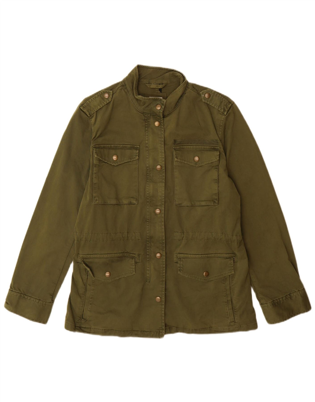 Damska kurtka wojskowa Gap Oversize UK 10 Small, zielona bawełniana