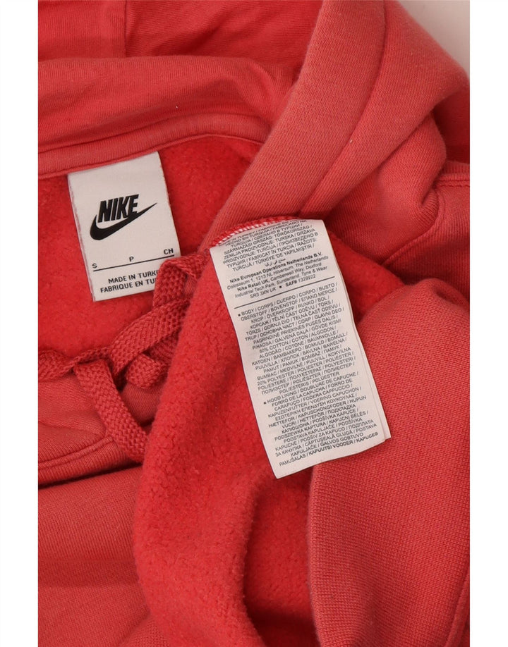 Męski sweter z kapturem Nike, mały, różowy, bawełniany