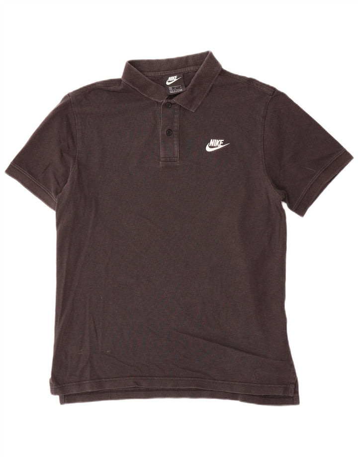 Męska koszulka polo Nike, średnia czarna, bawełniana