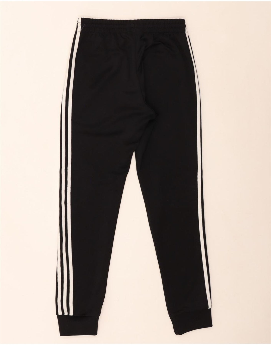 Męskie spodnie dresowe Adidas, małe, czarne, poliestrowe