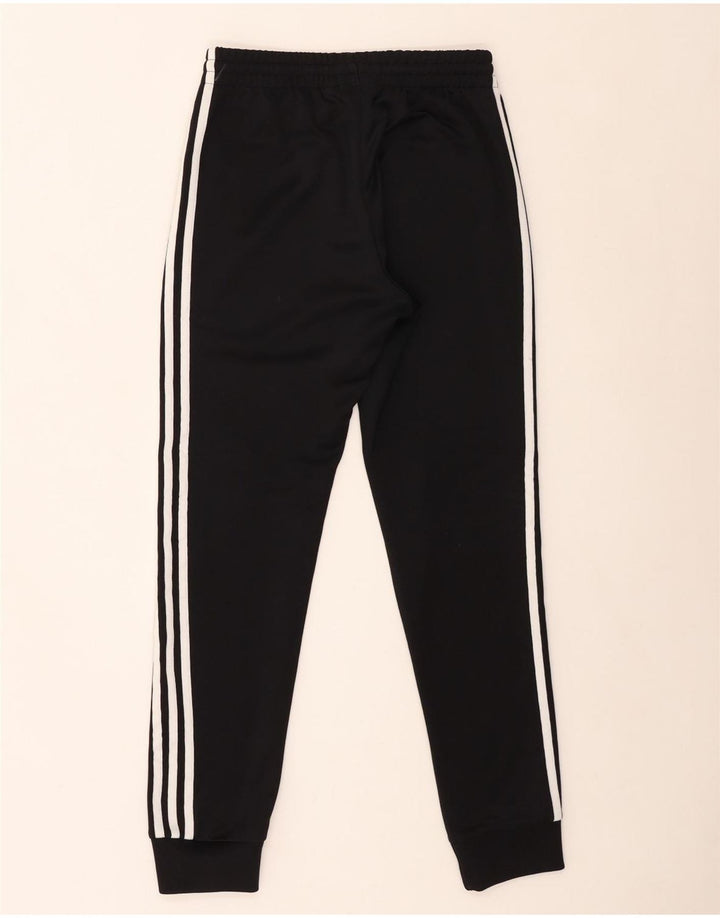Męskie spodnie dresowe Adidas, małe, czarne, poliestrowe