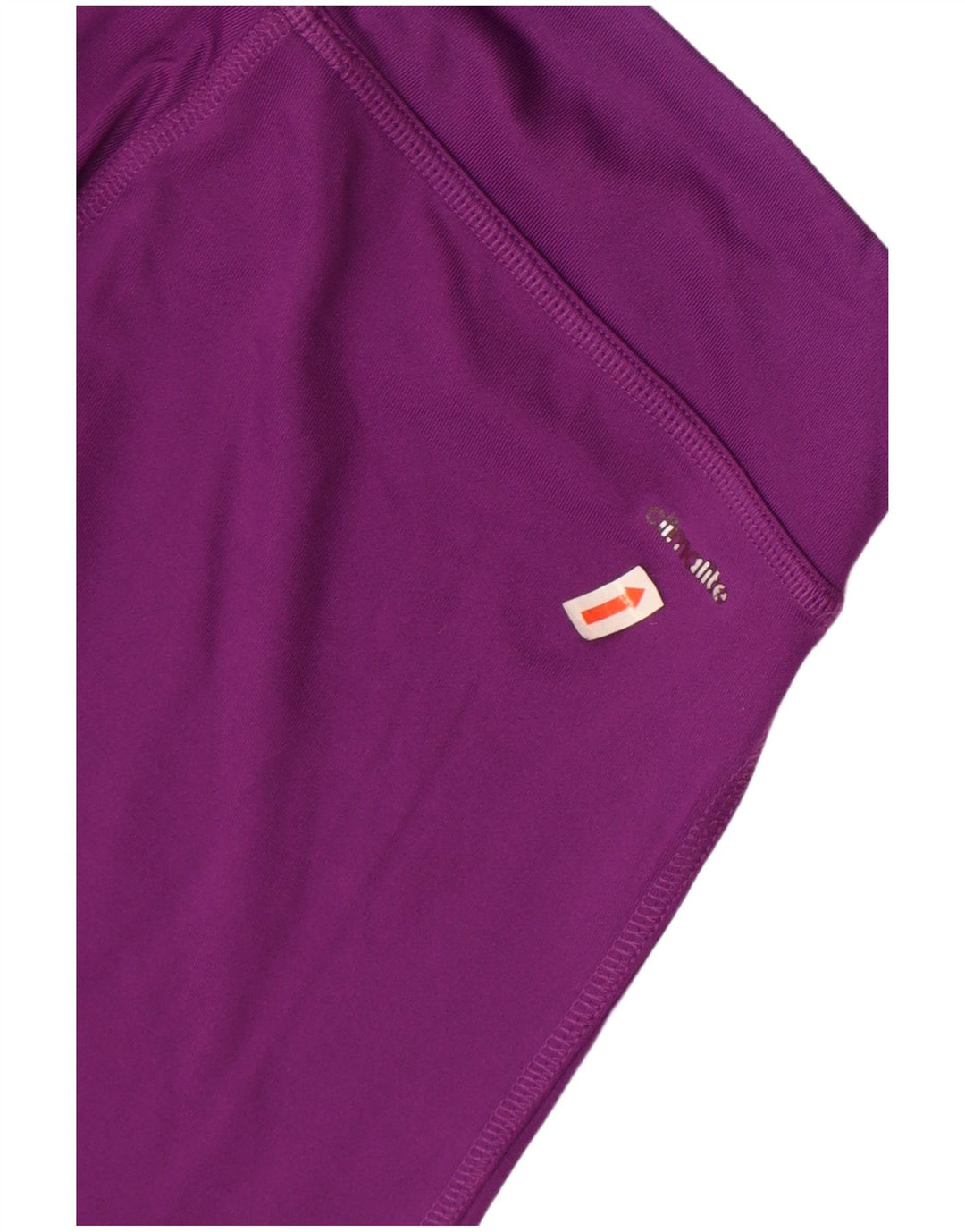 Legginsy Adidas Damskie Climalite Capri UK 8/10 Mały Fioletowy Poliester