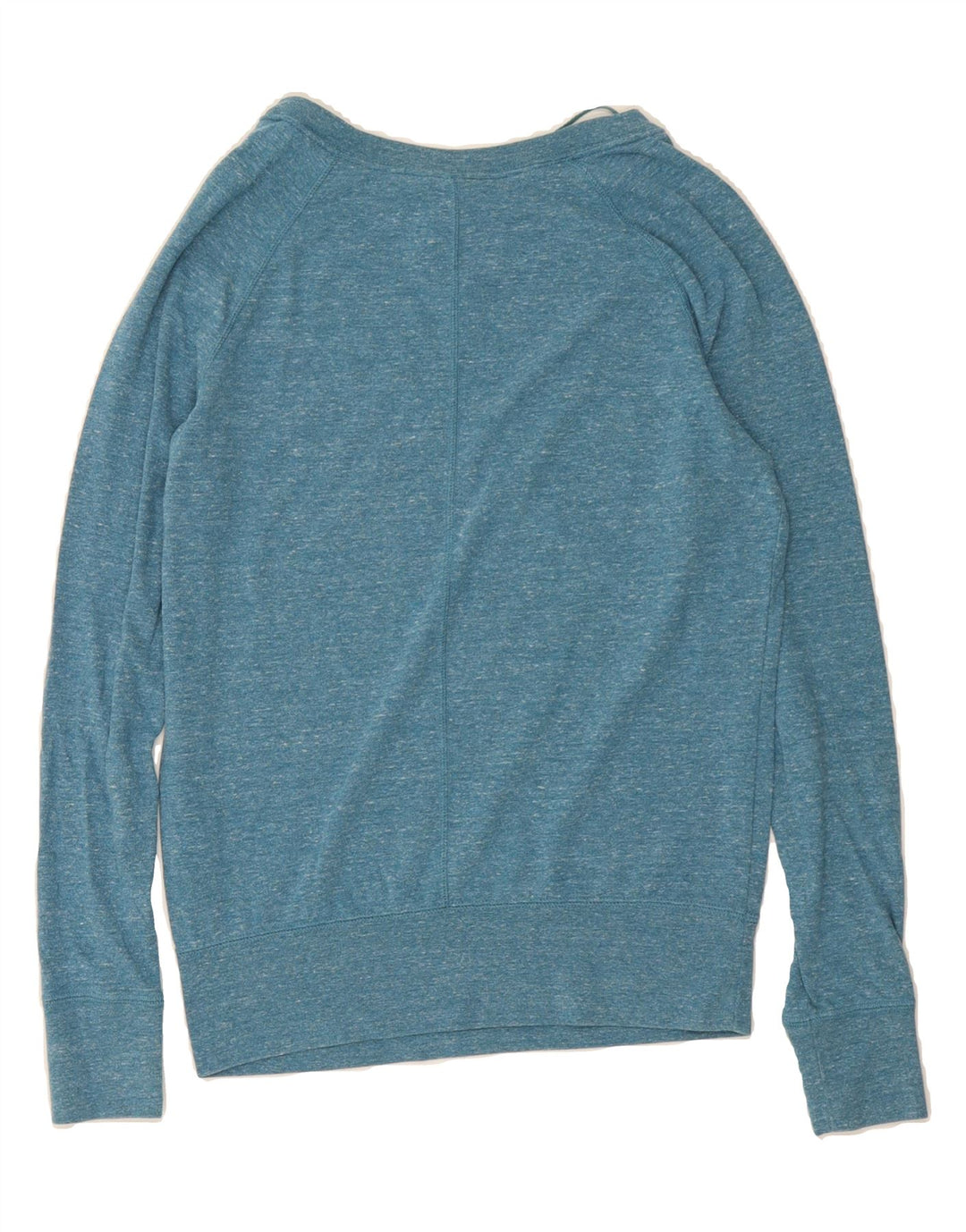 NIKE Womens Sweatshirt Jumper UK 10 Small Blue Flecked Vintage Nike and Second-Hand Nike from Messina Hembry 