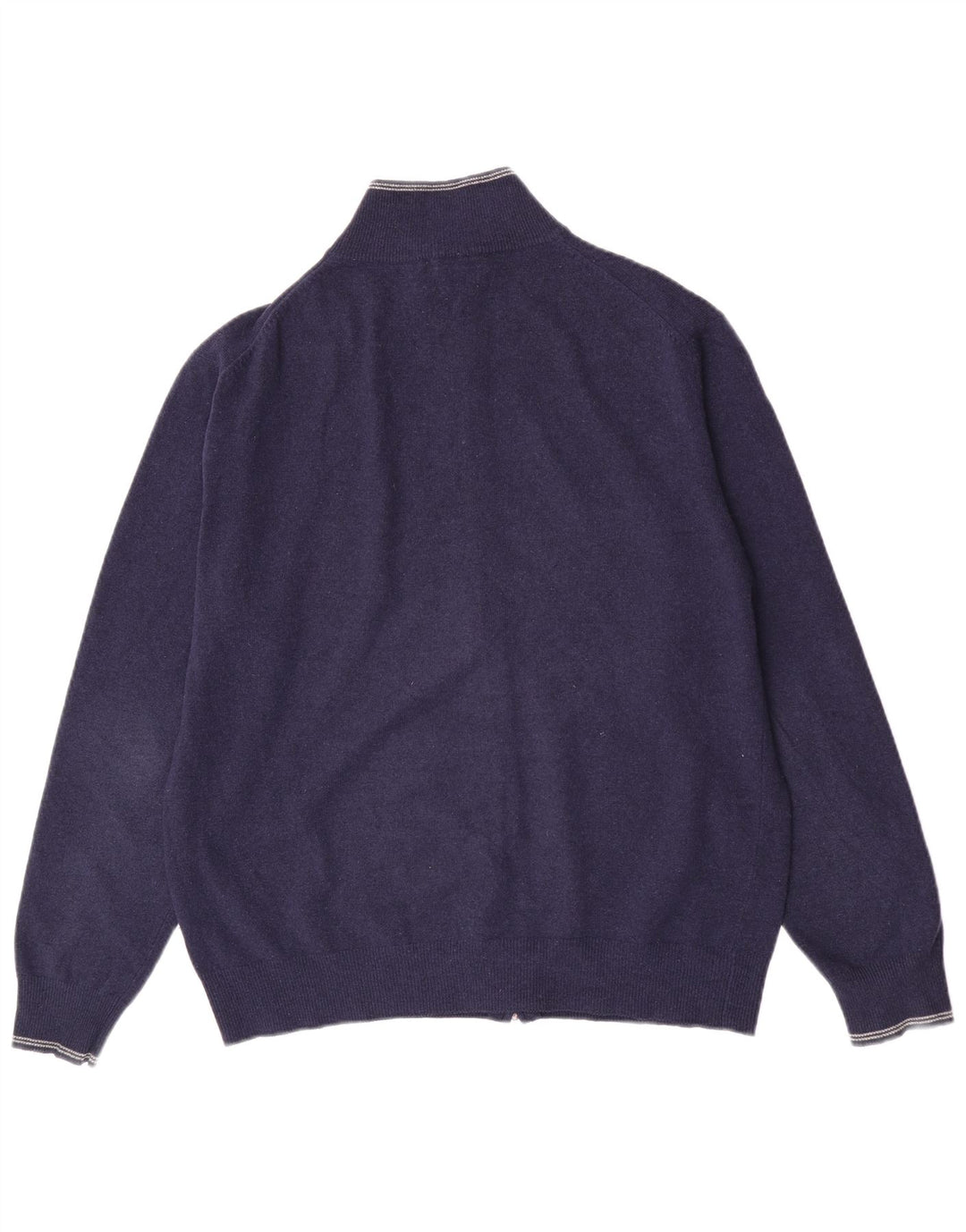 Męski sweter Kappa XL granatowy z dziewiczej wełny
