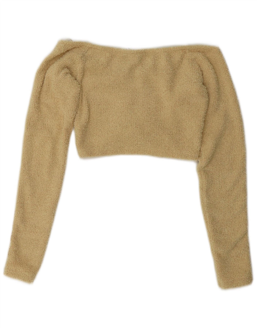 Damski top Adidas z odkrytymi ramionami, UK 8, mały, żółty poliester