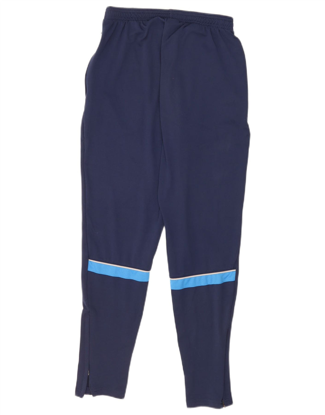 Męskie spodnie dresowe Nike Dri Fit, poliester w kolorze średniego granatu, w blokach kolorów
