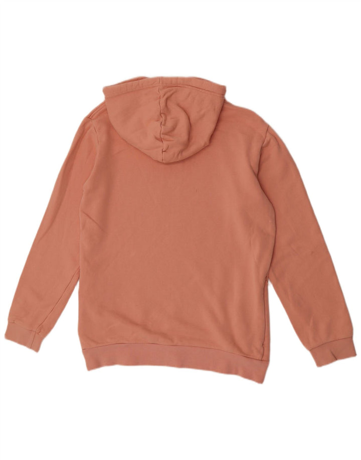 Męska bluza z kapturem Adidas z grafiką, mała, różowa, bawełniana