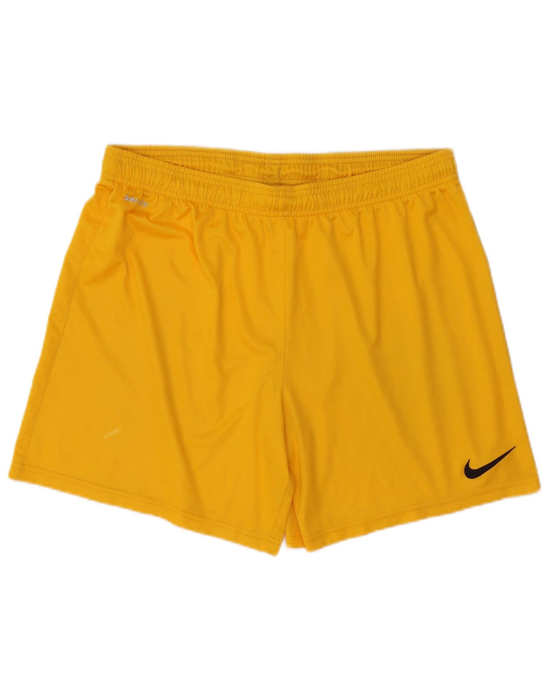 Męskie spodenki sportowe Nike Dri Fit, duże, żółte, poliestrowe