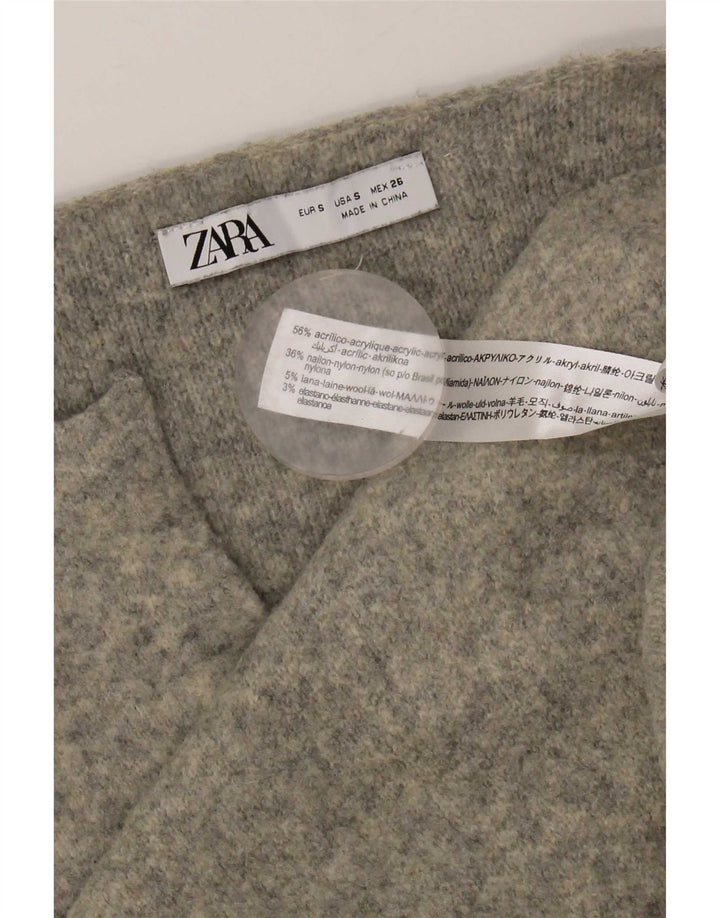Damski zestaw 2-częściowy oversize z dzianiny Zara UK 10 Small, szary, akrylowy