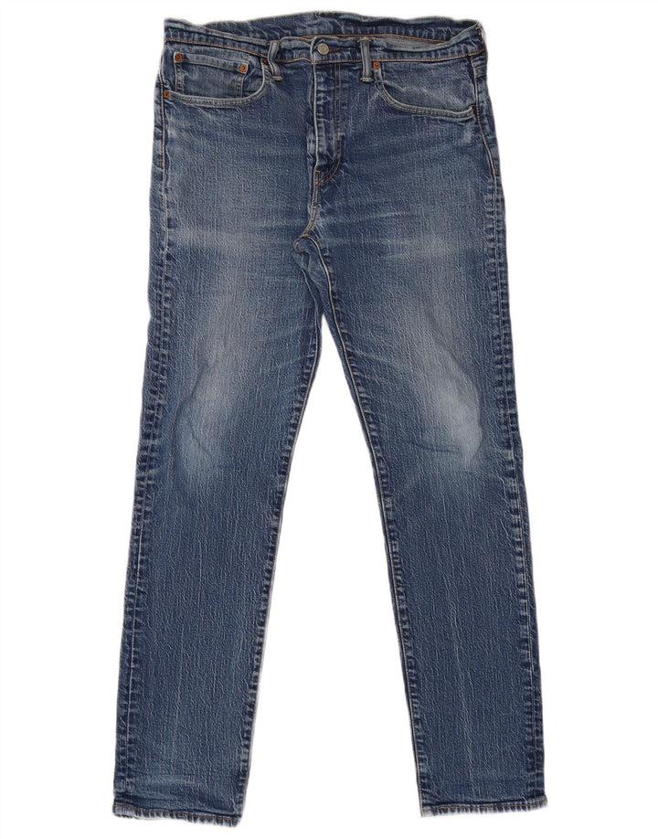 Męskie jeansy Levi's 502 zwężane W34 L34 niebieska bawełna