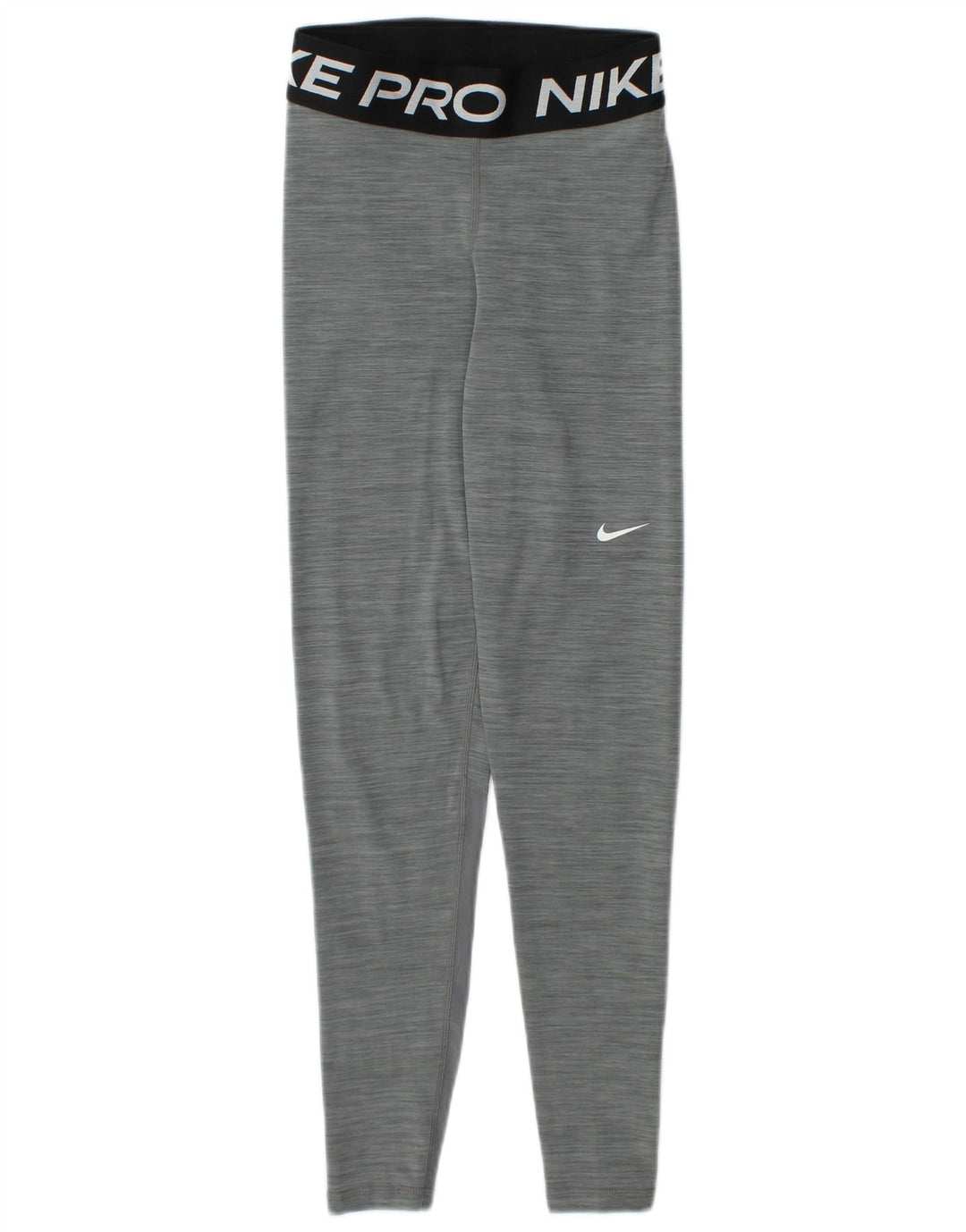 Damskie legginsy NIKE Dri Fit Graphic UK 4 XS Szary, nakrapiany poliester