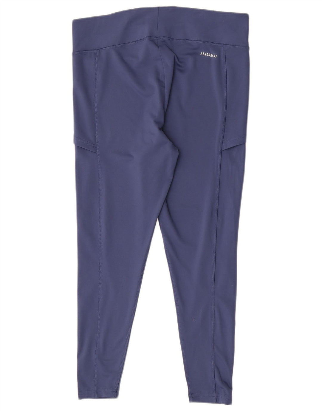 Damskie legginsy Adidas Aeroready UK 16, duże, granatowe, poliestrowe