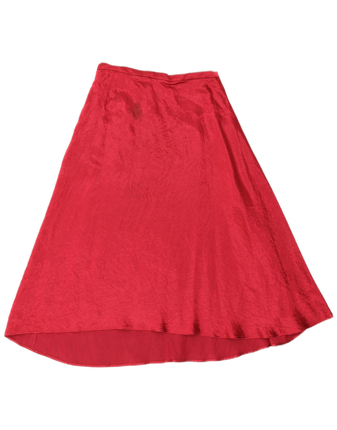 Marks & Spencer Damska spódnica w kształcie litery A UK 8 Small W26 Czerwony Acetat