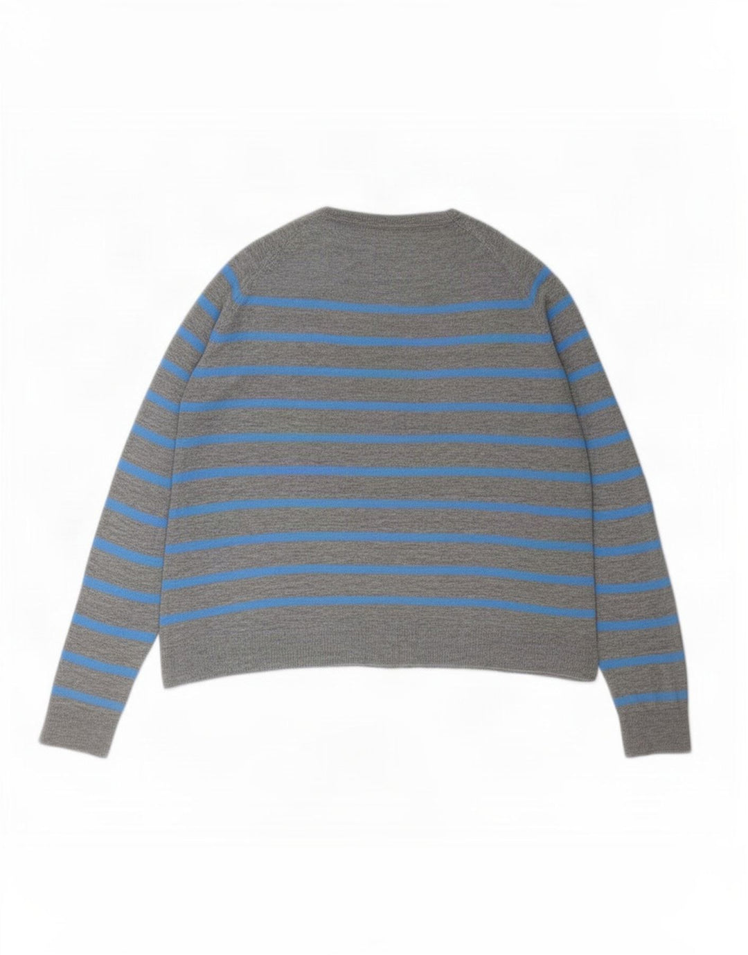 Sweter damski Zara z okrągłym dekoltem UK 14 w średnie szare paski