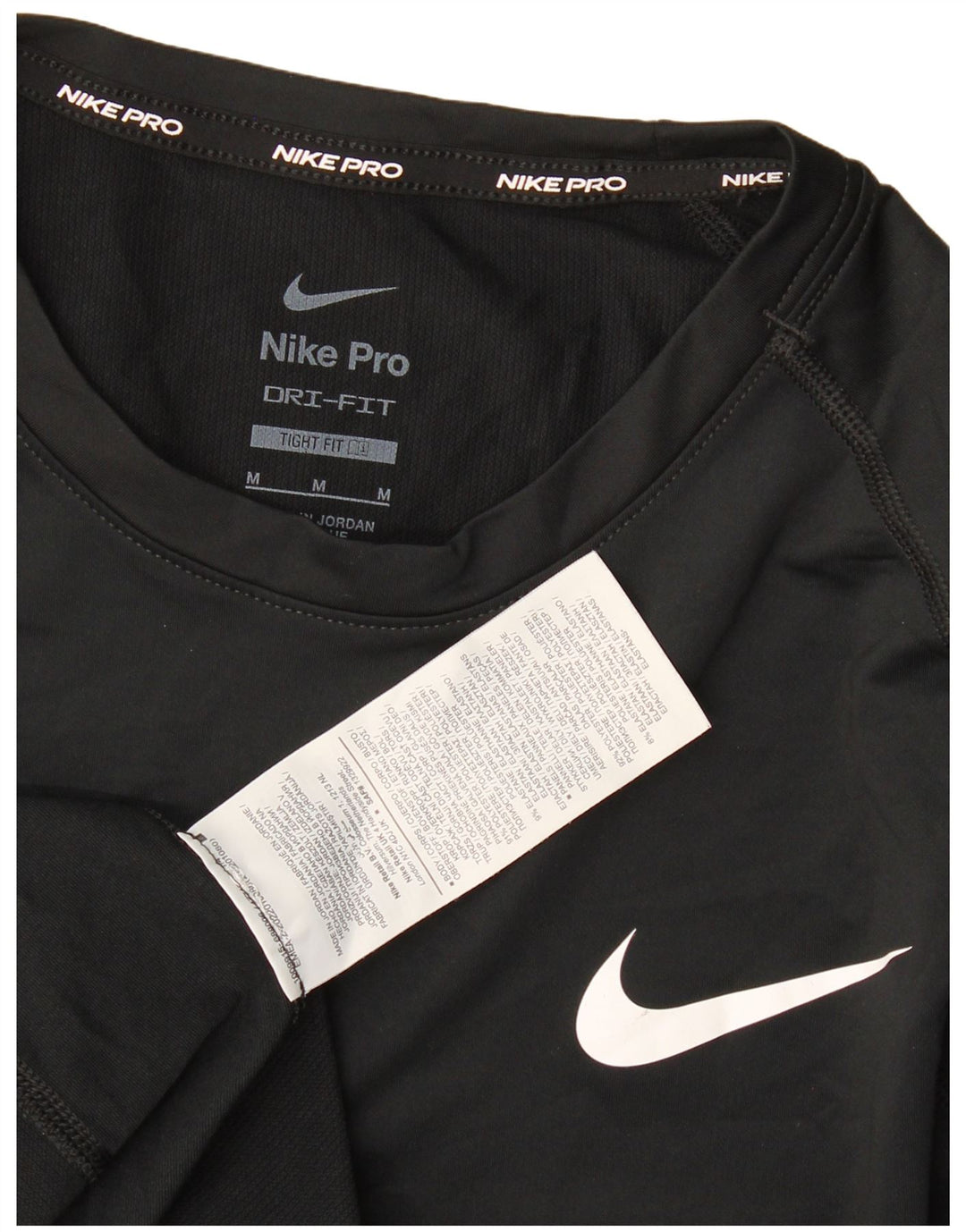 Męska koszulka Nike Dri Fit Top, średni czarny poliester