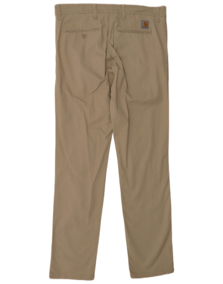 Spodnie męskie CARHARTT Chino W33 L34 Beżowa bawełna