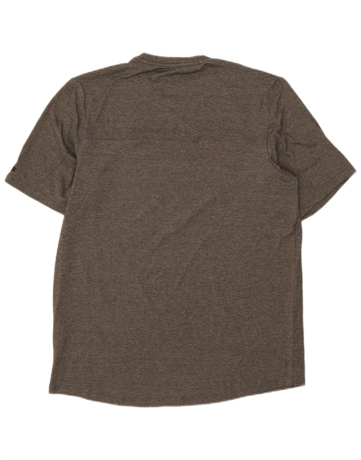 Męska koszulka Adidas Aeroready Top, duża, szara, z poliestru