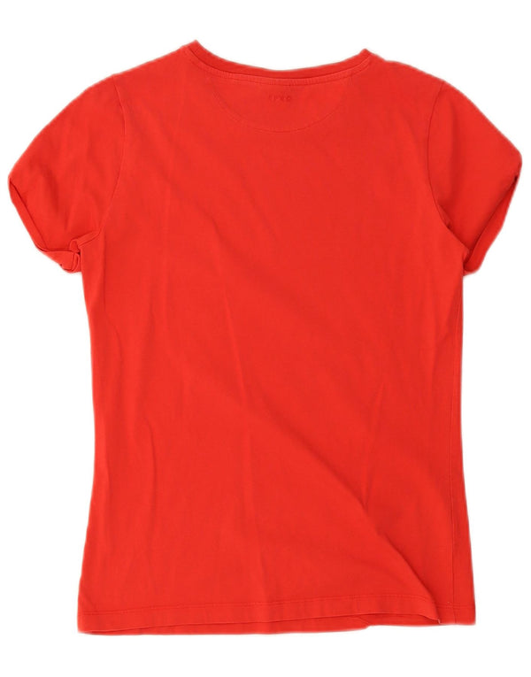 T-shirt damski Hugo Boss Top UK 10 Small, czerwony, bawełniany