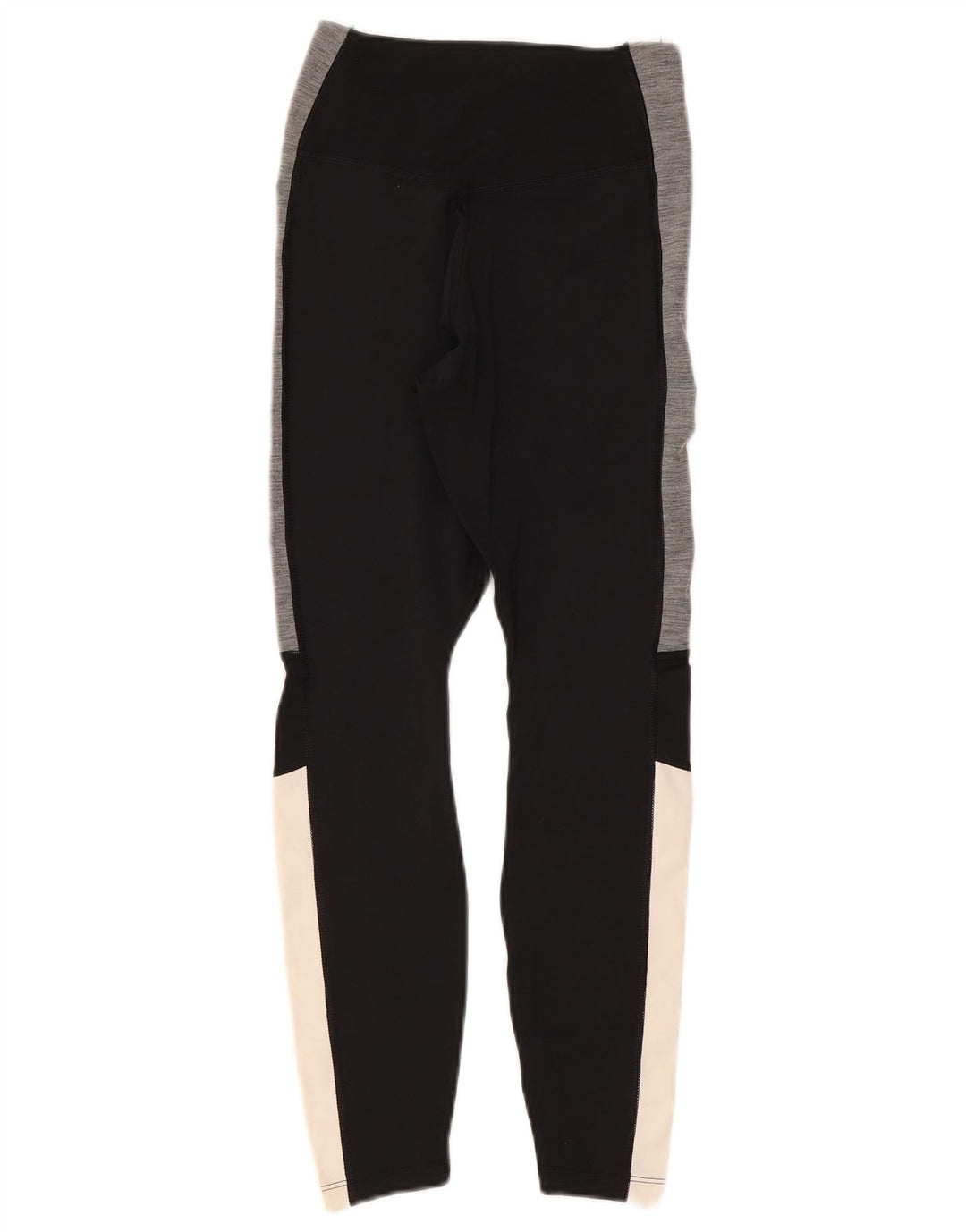 Damskie legginsy NIKE Dri Fit UK 4 XS, czarny poliester z blokami kolorów