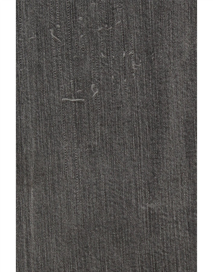 TRUSSARDI Womens Straight Jeans W34 L28 Grey Cotton