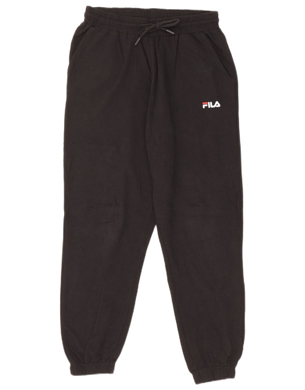Damskie spodnie dresowe Fila Joggers UK 10 Small, czarne, bawełniane