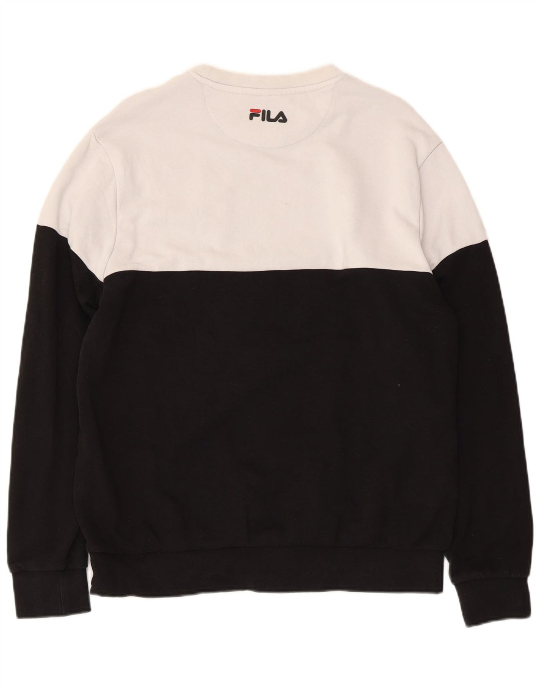 Damska bluza FILA z grafiką, UK 14, średni czarny, blok kolorów