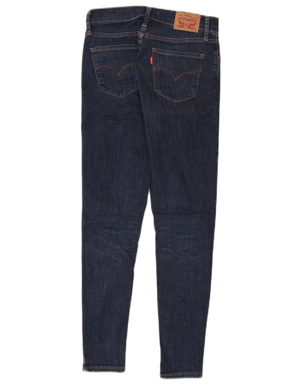 Damskie jeansy LEVI'S 720 z wysokim stanem, bardzo obcisłe W25 L28, niebieska bawełna
