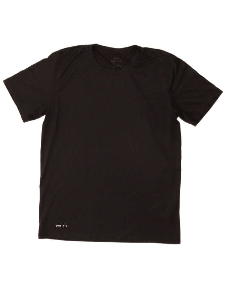 Męska koszulka Nike Dri Fit Top, średni czarny poliester