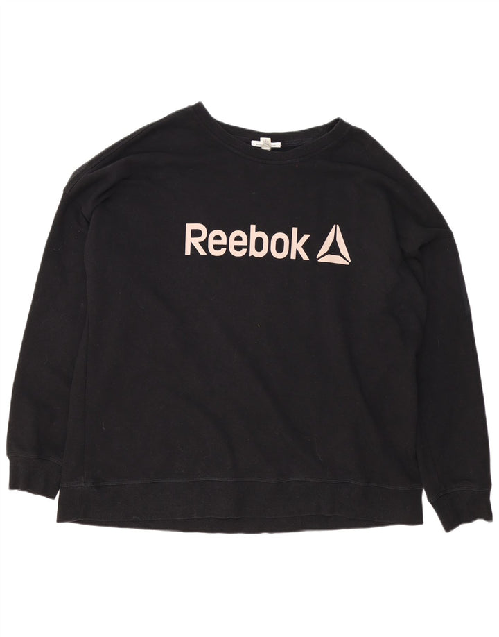 Męska bluza z grafiką Reebok XL, czarna