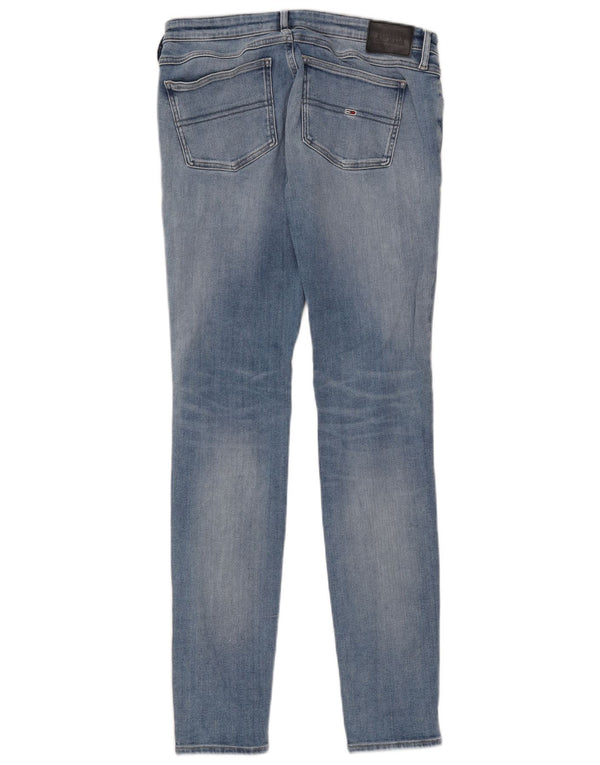 Tommy Hilfiger Womens Skinny Jeans W30 L34 Blue Cotton