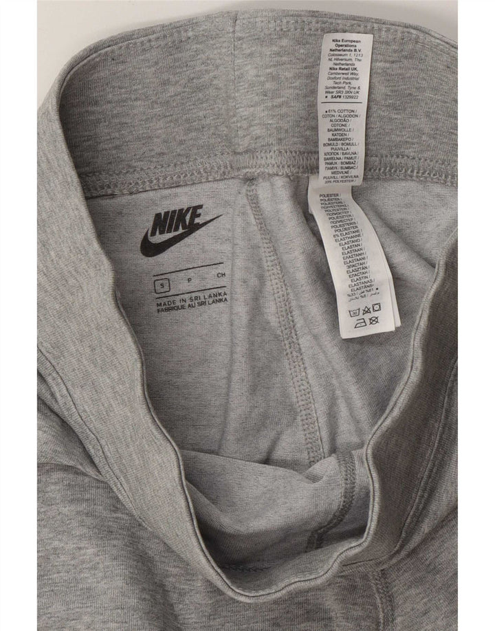 Damskie legginsy Nike Graphic UK 10, małe, szare, bawełniane