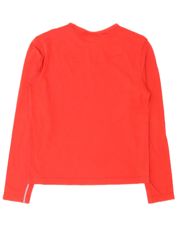 Męski top graficzny Puma z długim rękawem, mały, czerwony