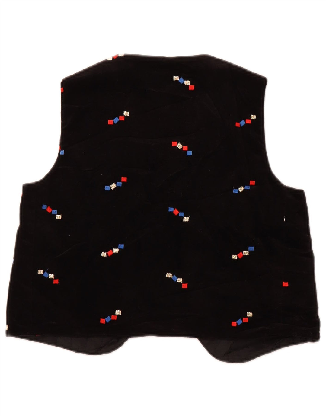 Aksamitna kamizelka damska Vintage US 2 XS czarna