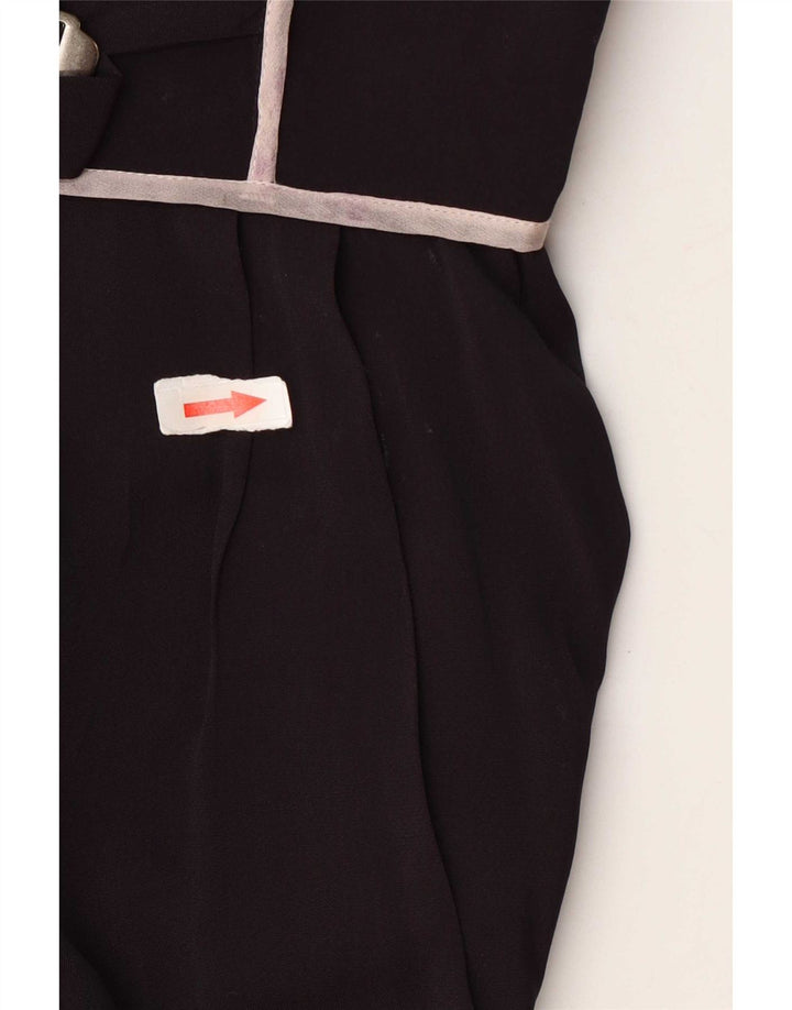 Damska sukienka maxi z długim rękawem w stylu vintage IT 40 Small Black