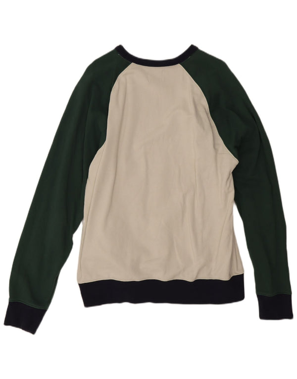 Męska bluza J. Crew XL, wielobarwna, bawełniana z blokami kolorów