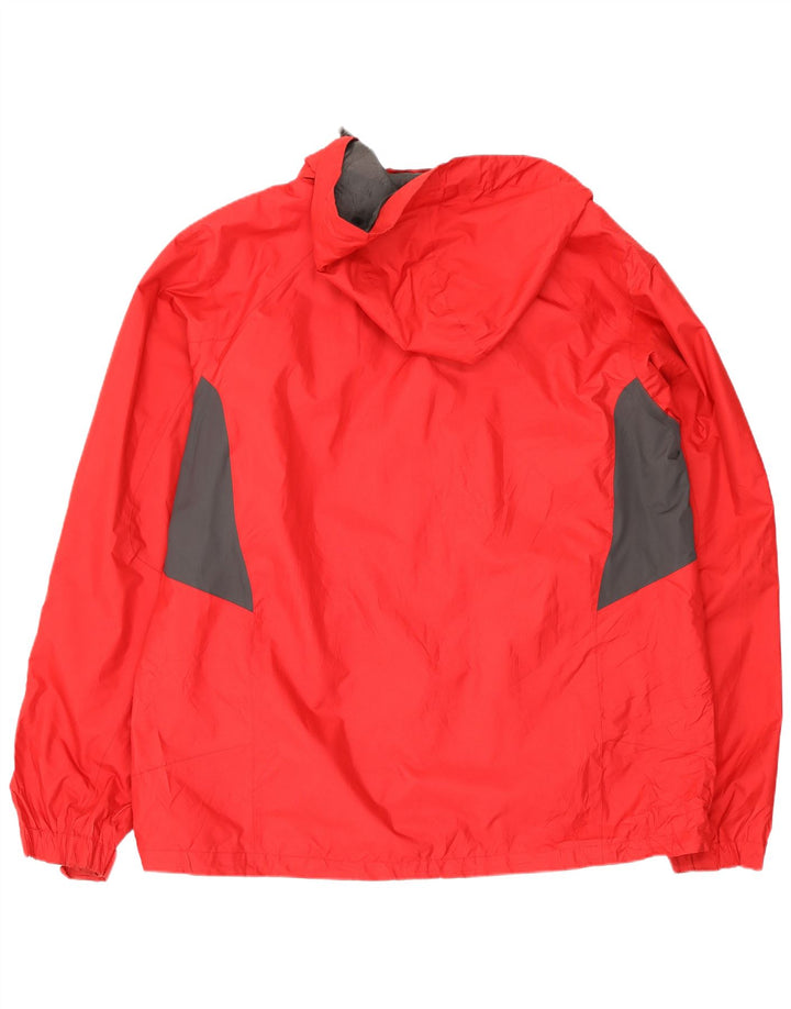 Męska kurtka wiatrówka Eddie Bauer 2XL, poliester w kolorze czerwonym