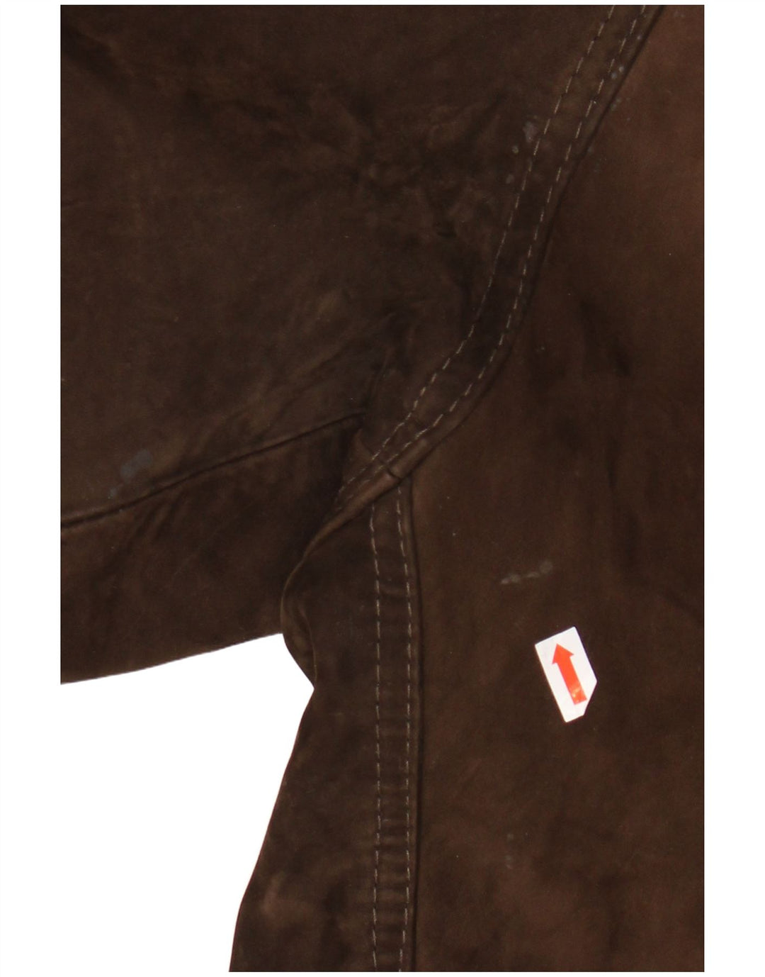 Vintage męska kurtka skórzana IT 48 średniej wielkości brązowa skóra