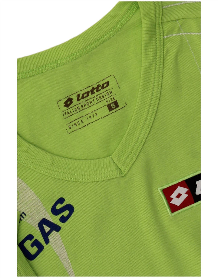 Damska koszulka graficzna Lotto Top UK 10 Small Green