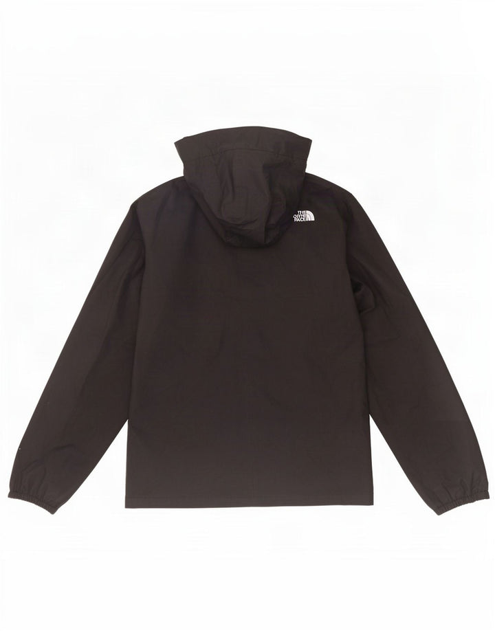 Dziewczęca kurtka przeciwdeszczowa z kapturem The North Face 9-10 lat, średni czarny poliester