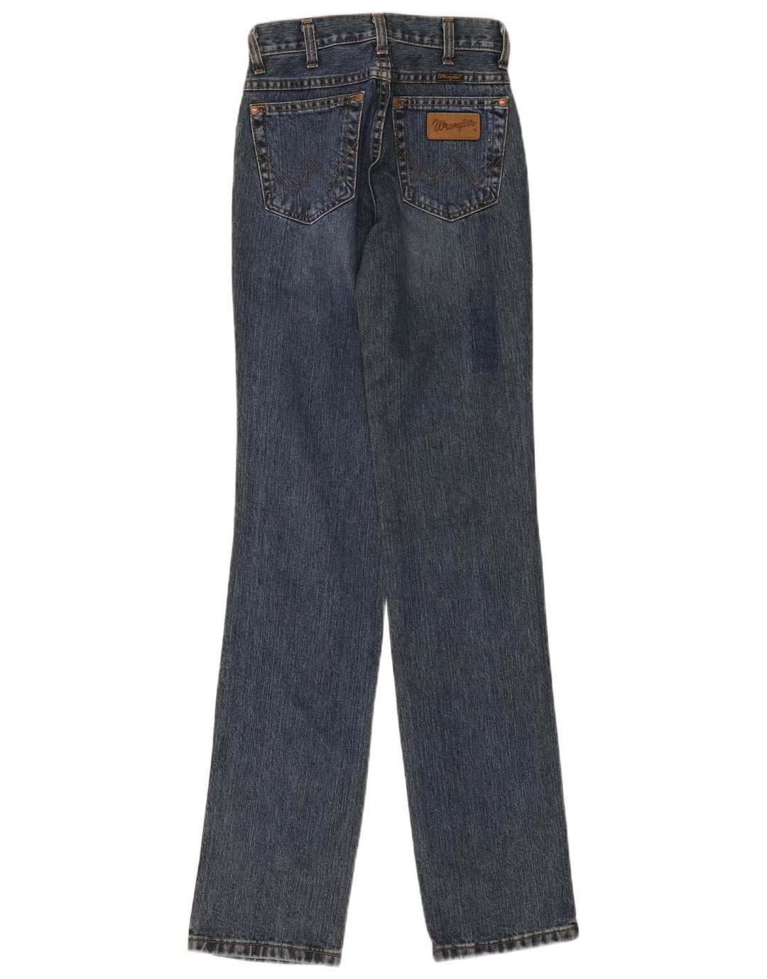 Damskie jeansy WRANGLER Straight W24 L34 Granatowe, bawełniane